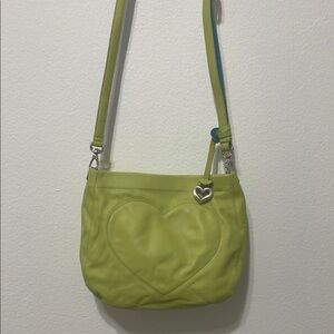 Brighton Jodi Reversible Quilted Crossbody Bag with Silver Hardware EUC